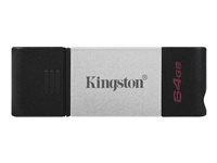 Kingston DataTraveler 80 - USB flash-enhet - 64 GB DT80/64GB