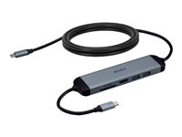 LINDY USB 3.2 Type C Laptop Micro Dock with 1.4m USB PD Charging Cable - dockningsstation - USB-C 3.2 - HDMI 43326