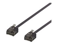 DELTACO patch-kabel - 3 m - svart UUTP-2057