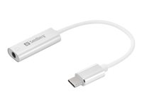Sandberg USB-C till uttagsadapter för hörlurar 136-27