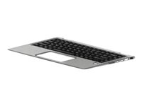 HP - ersättningstangentbord för bärbar dator - finska - med övre skydd Inmatningsenhet L66881-B71