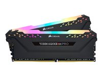 CORSAIR Vengeance RGB PRO - DDR4 - sats - 16 GB: 2 x 8 GB - DIMM 288-pin - 3000 MHz / PC4-24000 - ej buffrad CMW16GX4M2C3000C15