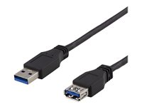 DELTACO USB3-243 - USB-förlängningskabel - USB typ A till USB typ A - 3 m USB3-243