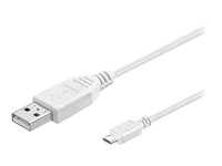 MicroConnect - USB-kabel - USB till Micro-USB Type B - 15 cm USBABMICRO0,15W