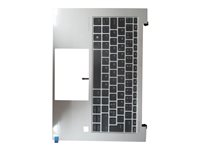HP - ersättningstangentbord för bärbar dator - med ClickPad - danska/norska/finska - med övre skydd N09058-DH1