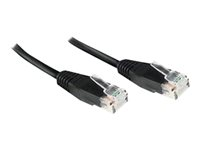 MicroConnect nätverkskabel - 25 cm - svart B-UTP60025S-B
