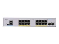 Cisco Business 350 Series CBS350-16FP-2G - switch - 16 portar - Administrerad - rackmonterbar CBS350-16FP-2G-EU