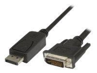 MicroConnect DisplayPort-kabel - 1 m DP-DVI-MM-100