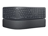Logitech ERGO K860 Split Keyboard for Business - tangentbord - QWERTY - hela norden - grafit Inmatningsenhet 920-010348