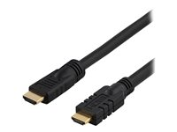 DELTACO HDMI-1250 - HDMI-kabel med Ethernet - 25 m HDMI-1250