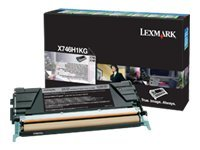 Lexmark - Lång livslängd - svart - original - tonerkassett LCCP, LRP - för Lexmark X746de, X748de, X748de LDS, X748de Statoil, X748dte X746H1KG