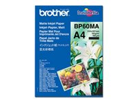 Brother BP60MA Matte Inkjet Paper - papper - matt - 25 ark - A4 - 145 g/m² BP60MA