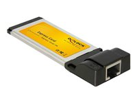 DeLock Express Card to Gigabit LAN - nätverksadapter - ExpressCard - Gigabit Ethernet 66216