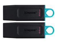 Kingston DataTraveler Exodia - USB flash-enhet - 64 GB DTX/64GB-2P
