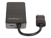 StarTech.com 3-ports multi-bildskärmsadapter - DisplayPort 1.4 till 3x 4K DisplayPort-video-splitter - Dubbel eller tredubbel 4K - DisplayPort MST-hubb för flera bildskärmar - Endast för datorer med Windows - video/audiosplitter - 3 portar MST14DP123DP
