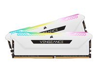 CORSAIR Vengeance RGB PRO SL - DDR4 - sats - 32 GB: 2 x 16 GB - DIMM 288-pin - 3600 MHz / PC4-28800 - ej buffrad CMH32GX4M2D3600C18W