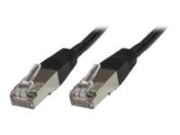 MicroConnect nätverkskabel - 2 m - svart B-FTP502S