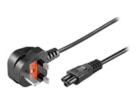 MicroConnect - strömkabel - Typ G till IEC 60320 C5 - 5 m PE090850