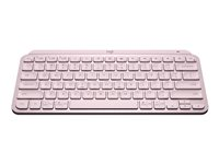 Logitech MX Keys Mini - Office - tangentbord - QWERTY - nordiskt (danska/finska/norska/svenska) - rosa 920-010494