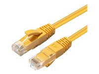 MicroConnect patch-kabel - 25 cm - gul MC-UTP6A0025Y