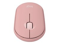 Logitech Pebble Mouse 2 M350s - mus - Bluetooth 5.2 LE - tonal rose 910-007014