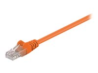 MicroConnect nätverkskabel - 25 cm - orange B-UTP50025O