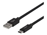DELTACO - USB typ C-kabel - USB till USB-C - 2 m USBC-1134M