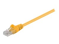 MicroConnect nätverkskabel - 25 cm - gul B-UTP50025Y