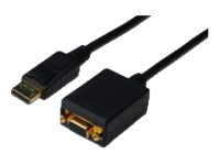 MicroConnect DisplayPort-kabel - 15 cm DPVGA15CM
